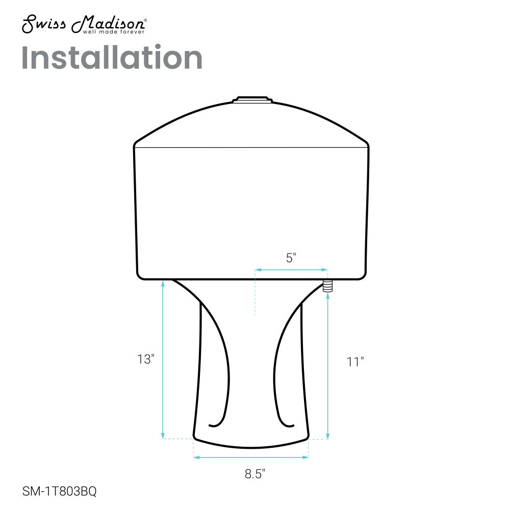 Swiss Madison Chateau One-Piece Elongated Dual-Flush Toilet in Bisque 1.1/1.6 gpf