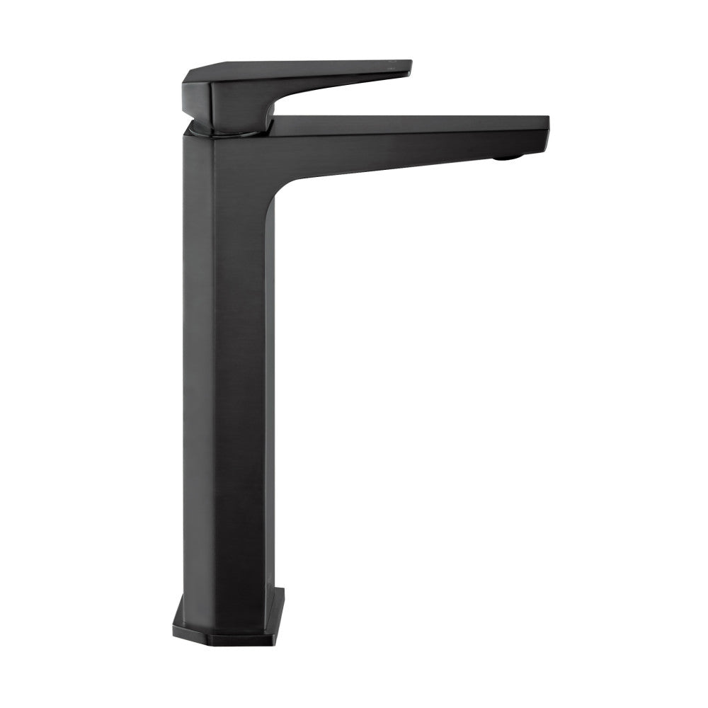 Swiss Madison Voltaire Single Hole, Single-Handle, High Arc Bathroom Faucet in Matte Black