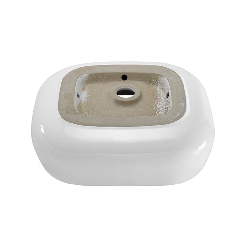 Swiss Madison Chateau 18 Square Ceramic Vessel Sink