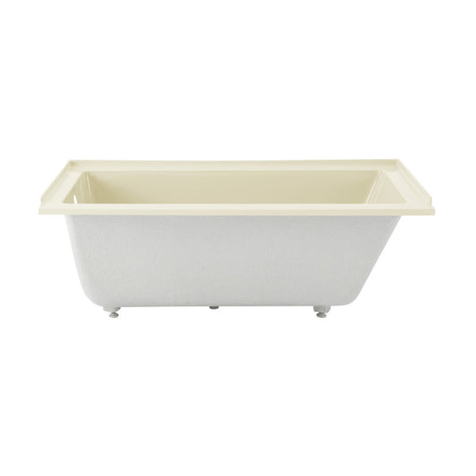 Swiss Madison Voltaire 60" x 30" Left-Hand Drain Alcove Bathtub in Bisque