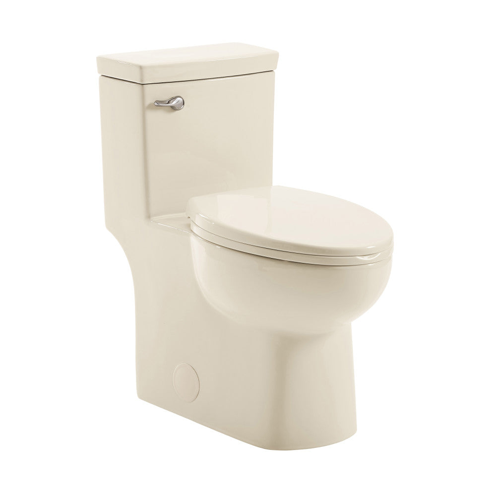Swiss Madison Classe One Piece Toilet with Front Flush Handle 1.28 gpf in Bisque