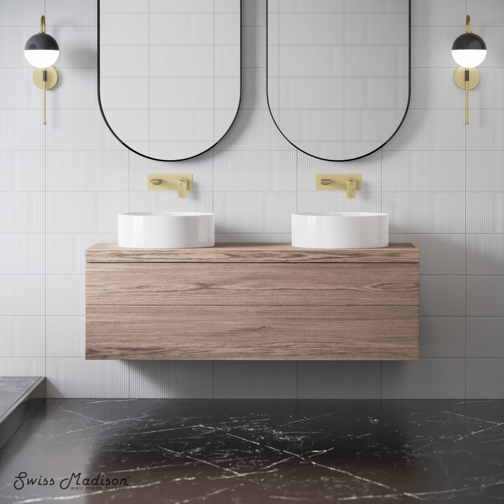 Swiss Madison Beau 16.5" Round Vessel Bathroom Sink