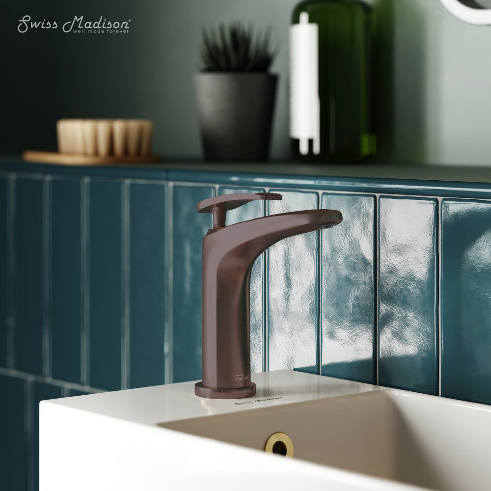 Swiss Madison Sublime Single Hole, Single-Handle, Bathroom Faucet in Oil Rubbed Bronze