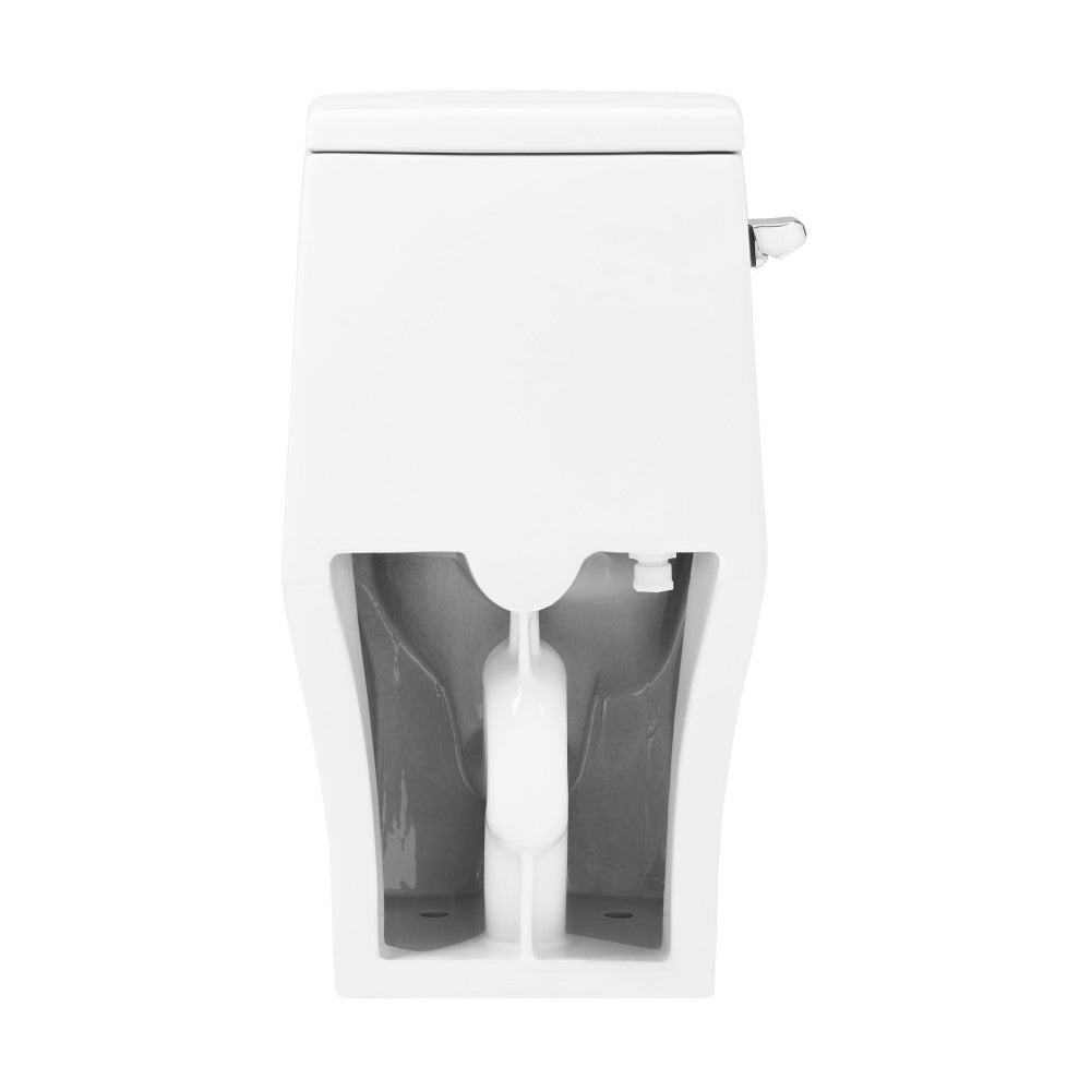 Swiss Madison Ivy One-Piece Elongated Toilet Left Side Flush, 10" Rough-In 1.28 gpf