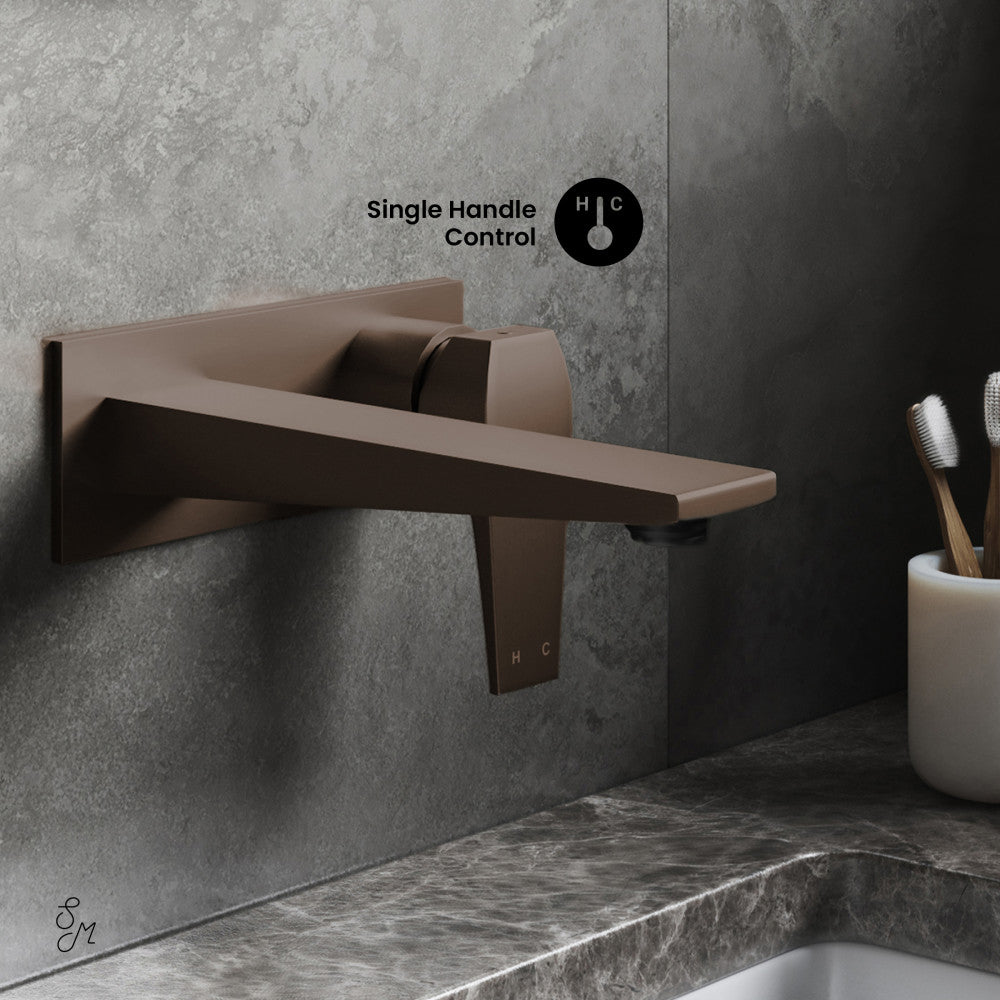 Swiss Madison Voltaire Single-Handle, Wall-Mount, Bathroom Faucet in Oil Rubbed Bronze