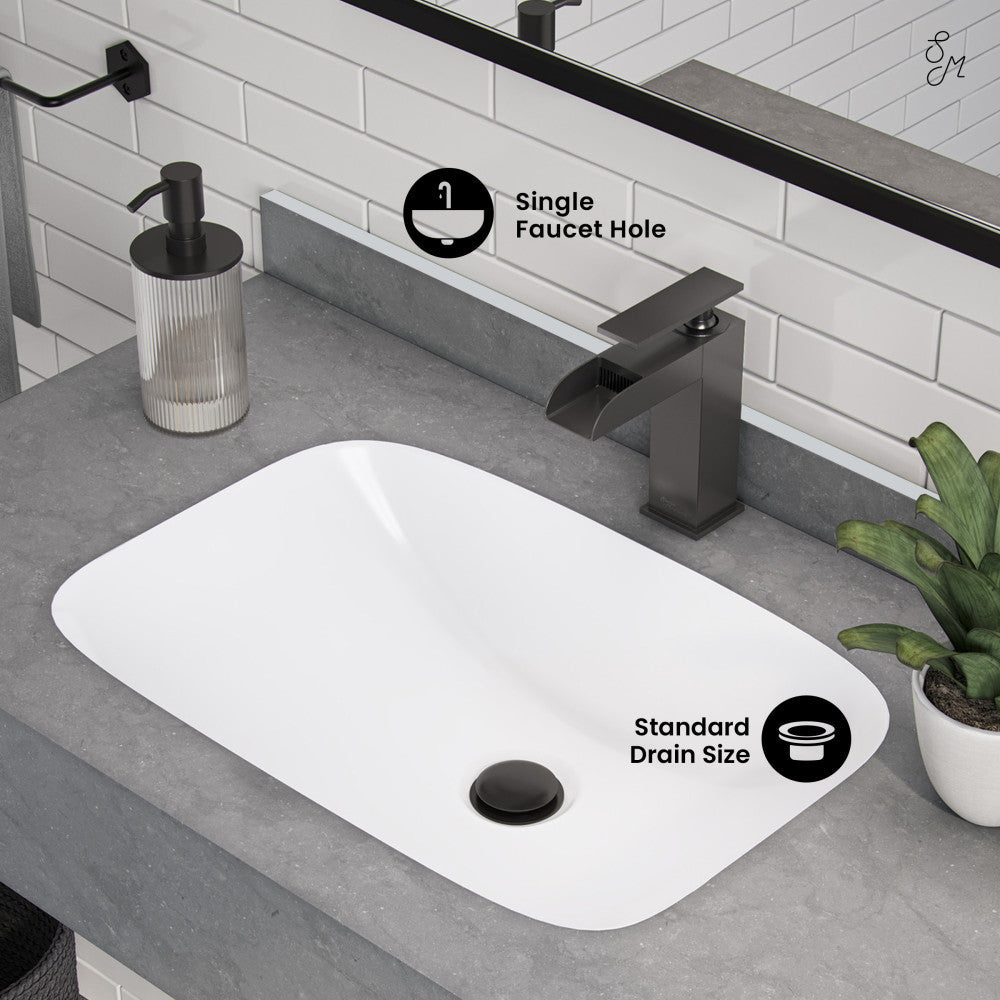 Swiss Madison Avancer 36'' Wall Mount Sink In Charcoal Grey