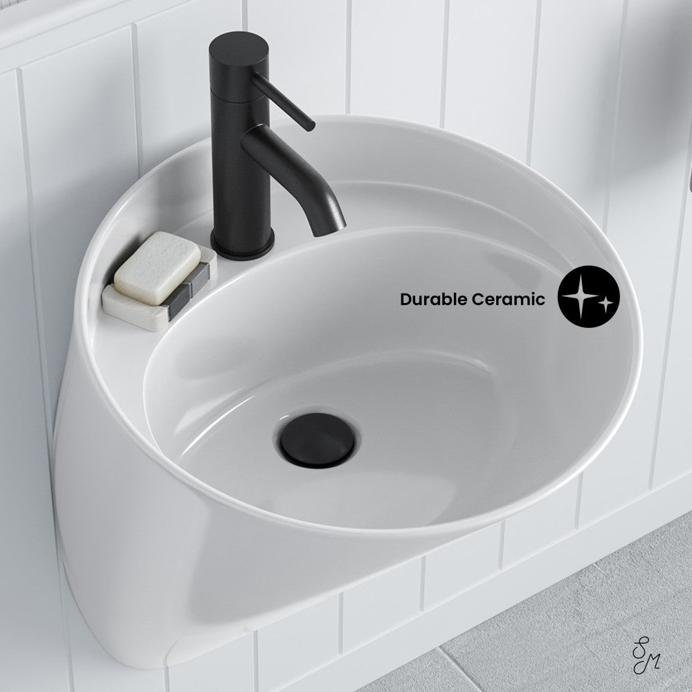 Swiss Madison Calice 18" Wall-Mount Bathroom Sink