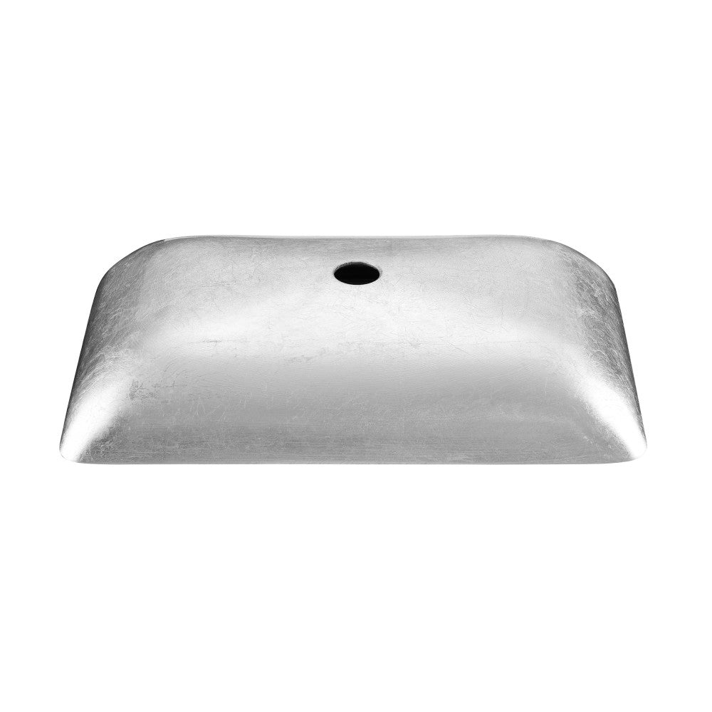 Swiss Madison Cascade Rectangular Glass Vessel Sink with Faucet, Smoky Grey