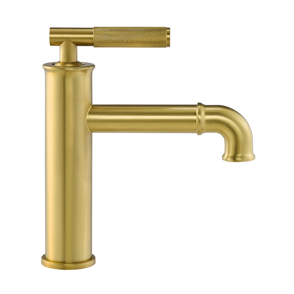Swiss Madison Avallon Single Hole, Single-Handle Sleek, Bathroom Faucet in Brushed Gold