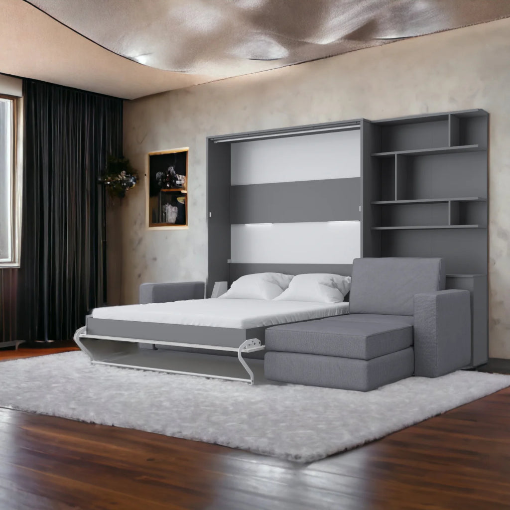 Maxima House Invento Vertical Wall Bed, Sofa And Murphy Bed Combo