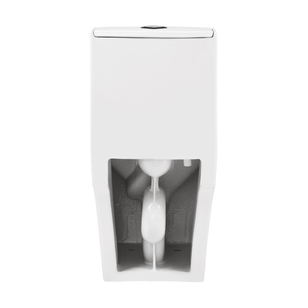 Swiss Madison Brusque One-Piece Square Toilet Dual-Flush 1.1/1.6 gpf