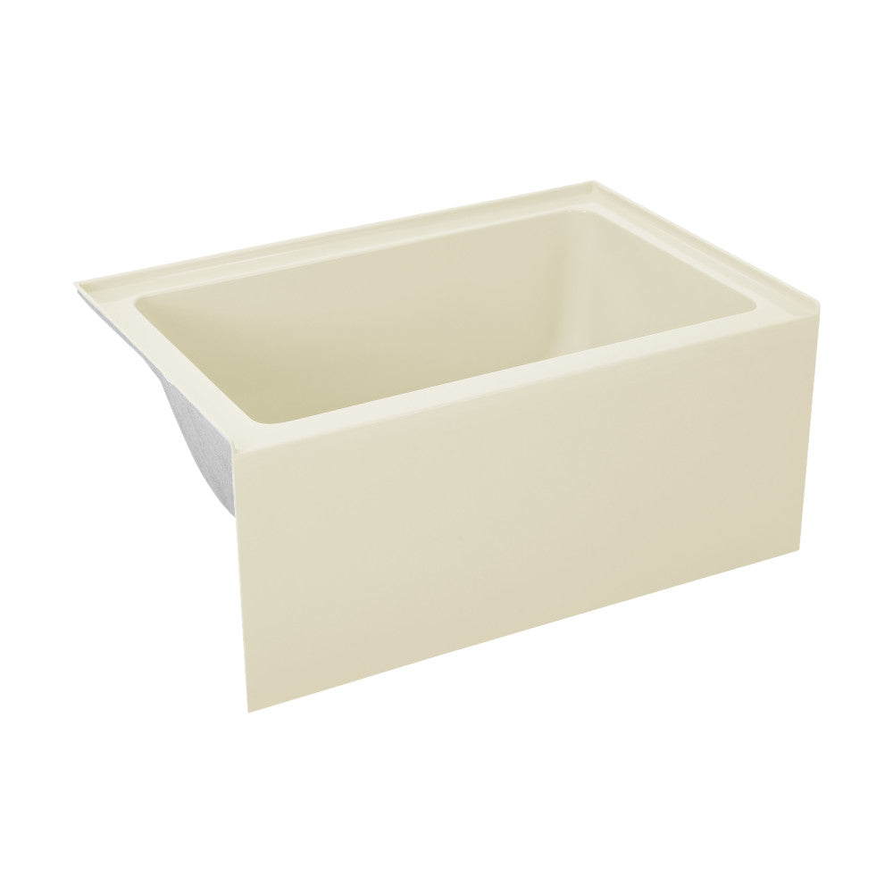 Swiss Madison Voltaire 48" x 32" Left-Hand Drain Alcove Bathtub with Apron in Bisque
