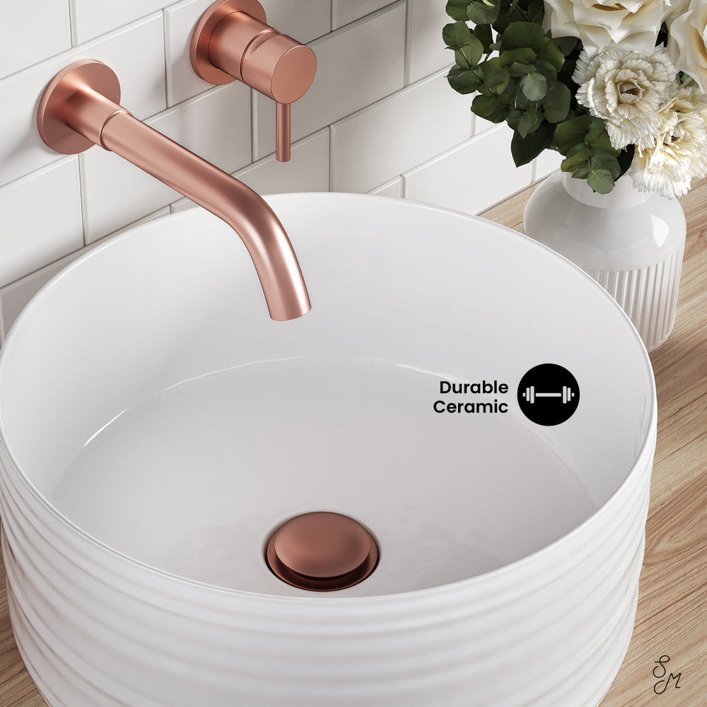 Swiss Madison Adour 16'' Vessels Sink in White