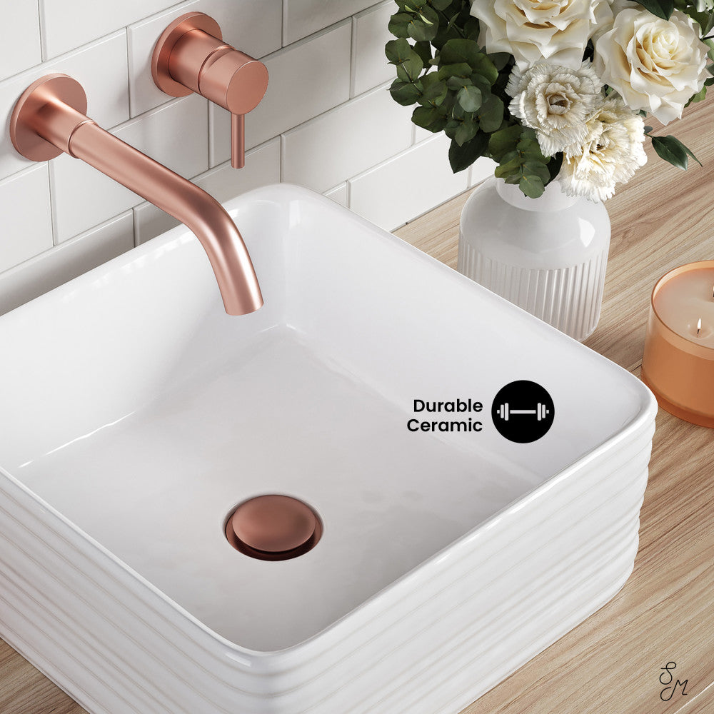 Swiss Madison Adour 14'' Vessel Sink in White