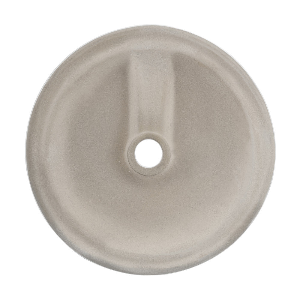 Swiss Madison Monaco 16.5" Round Console Sink, White Basin Brushed Gold Legs