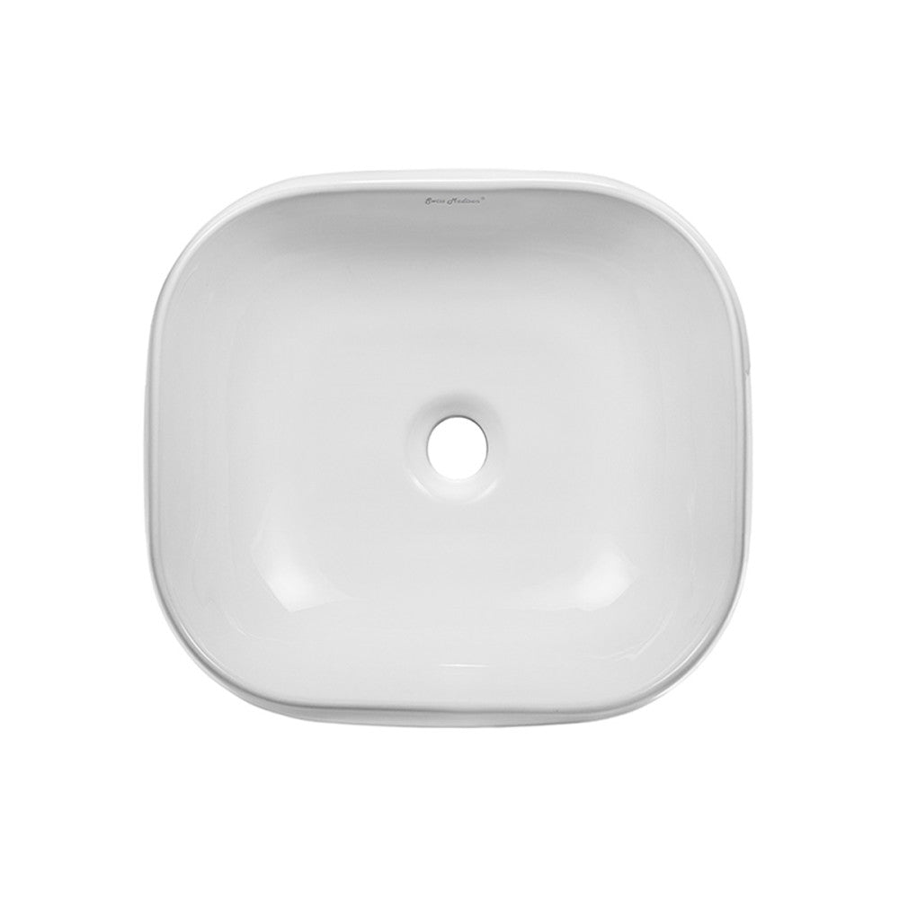 Swiss Madison Chateau 18 Square Ceramic Vessel Sink