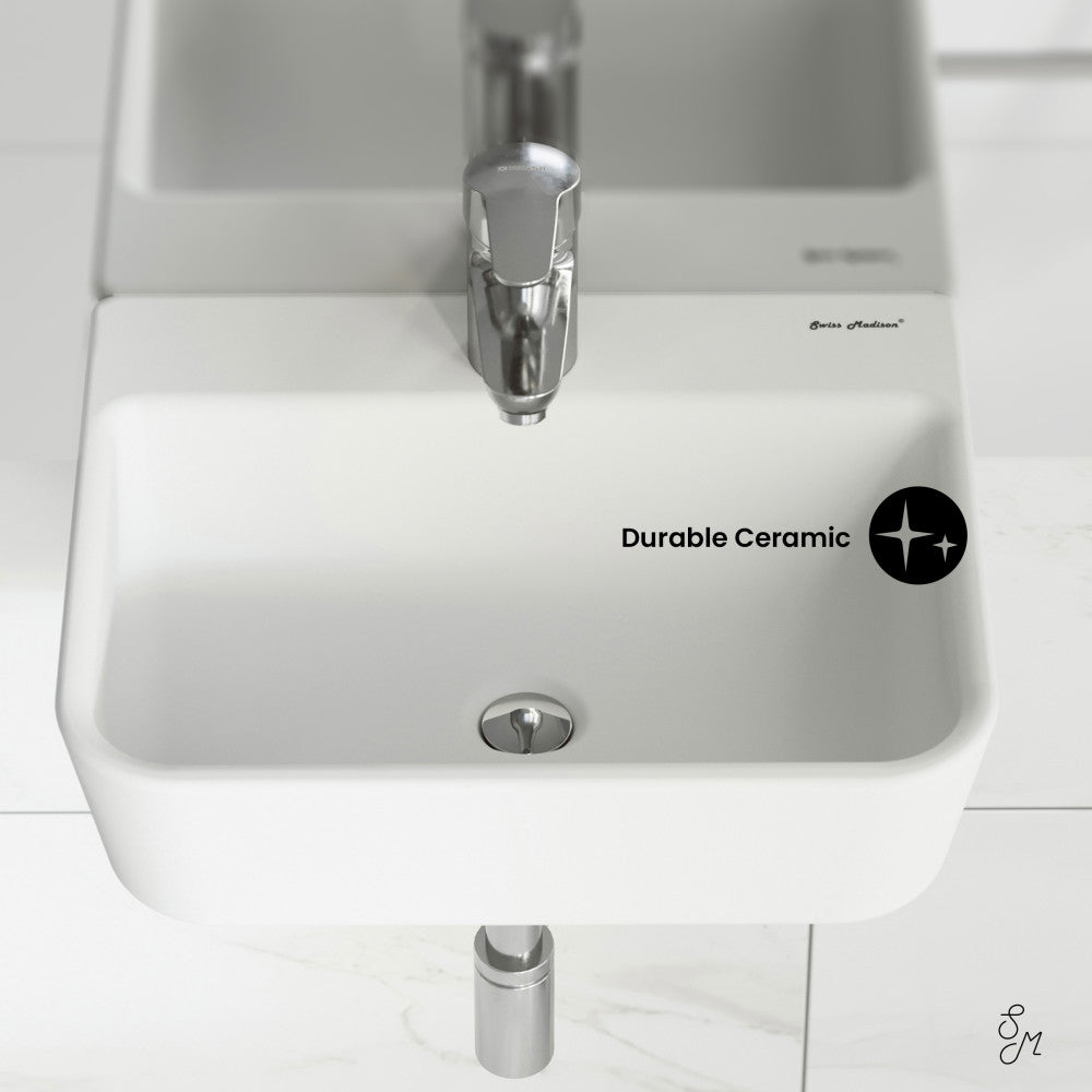 Swiss Madison St. Tropez Wall Mount Sink