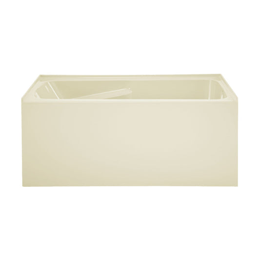 Swiss Madison Voltaire 54" x 30" Right-Hand Drain Alcove Bathtub with Apron in Bisque