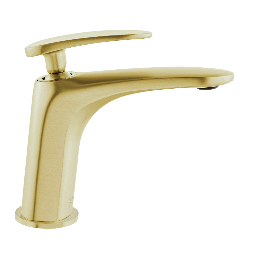 Swiss Madison Sublime Single Hole, Single-Handle, Bathroom Faucet in Brushed Gold