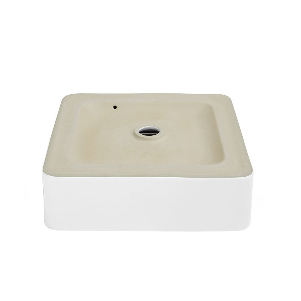 Swiss Madison Concorde 15 Square Ceramic Vessel Sink