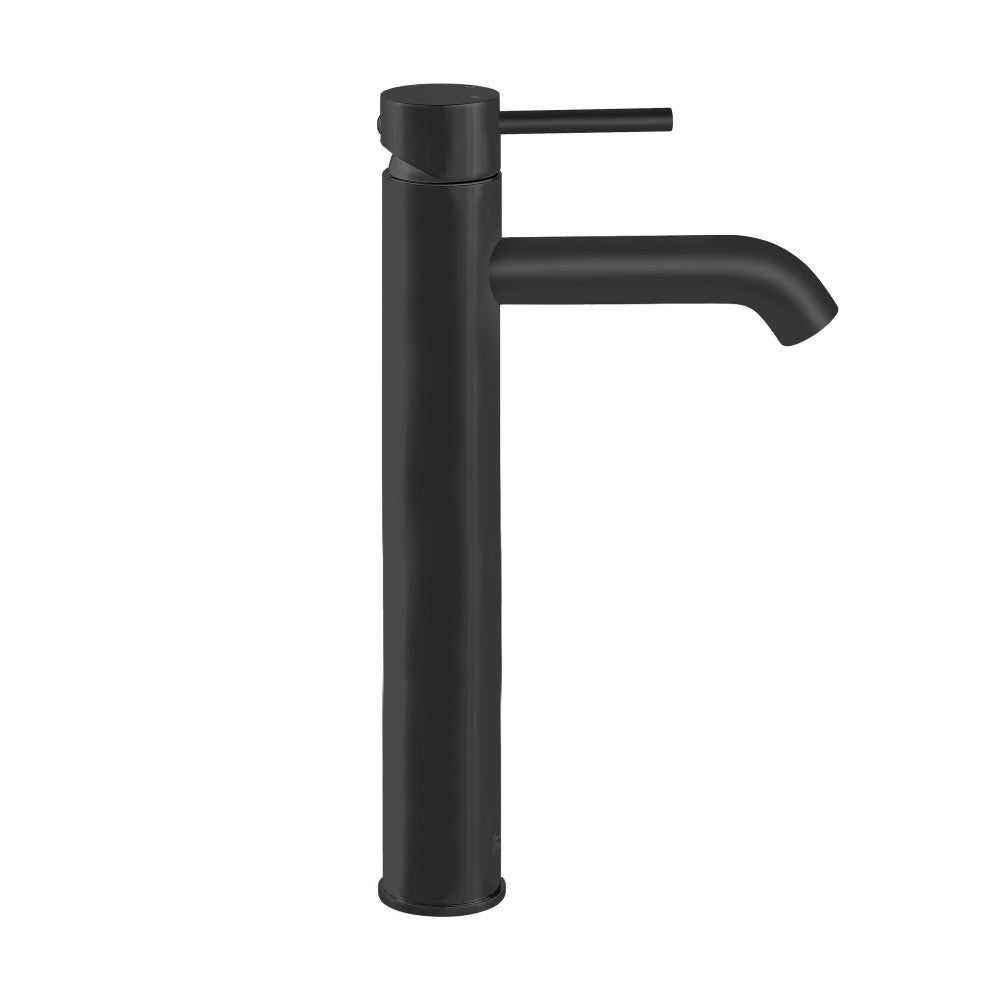 Swiss Madison Ivy Single Hole, Single-Handle, High Arc Bathroom Faucet in Matte Black