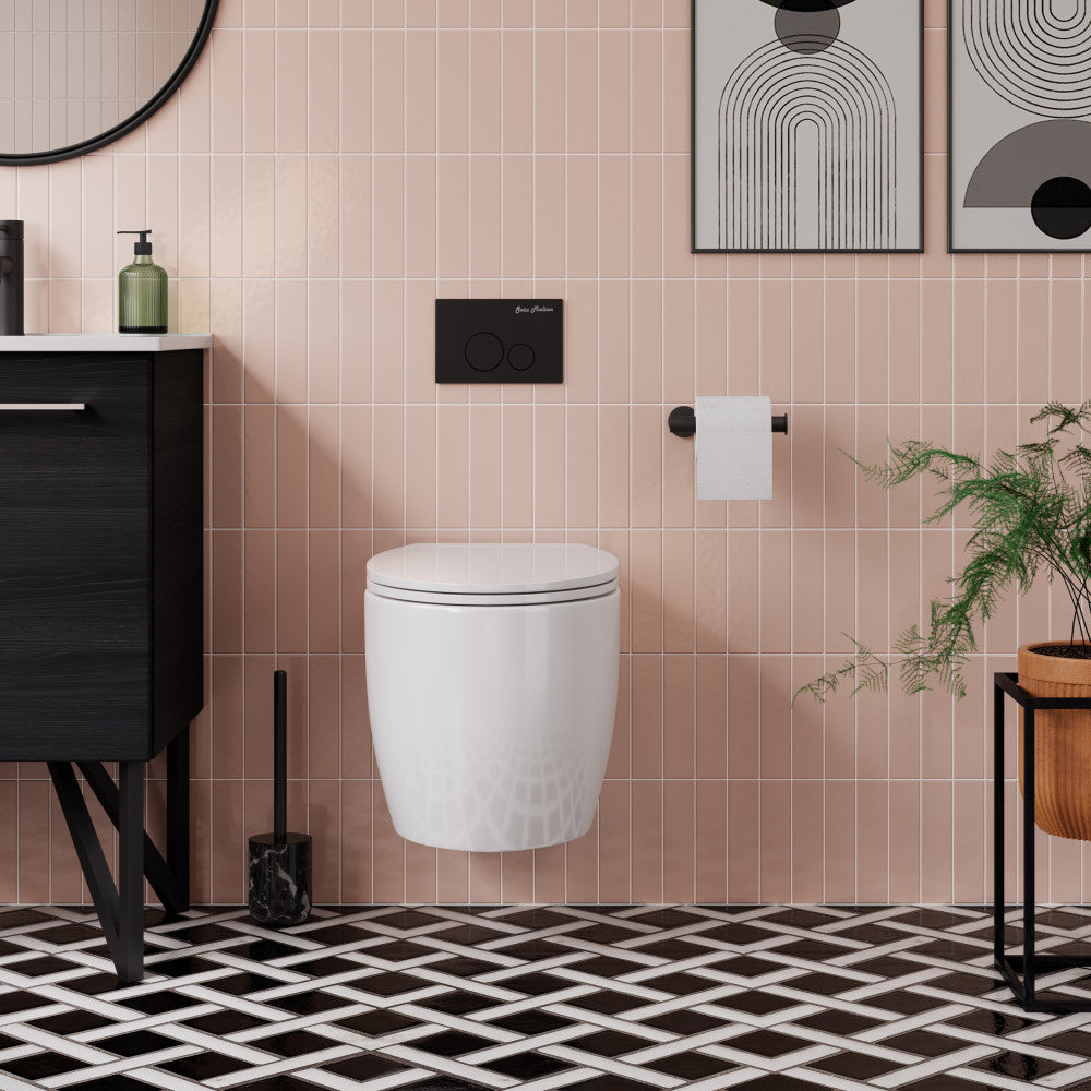 Swiss Madison Classe Wall-Hung Toilet Bowl Only in Glossy White