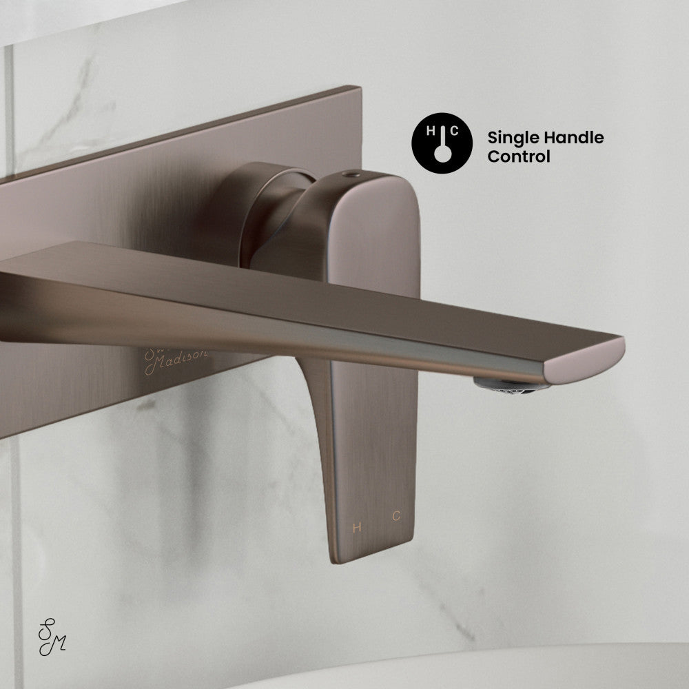 Swiss Madison Monaco Single-Handle, Wall-Mount, Bathroom Faucet in Oil Rubbed Bronze