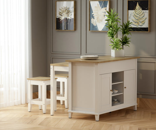 Anderson Teak Delphi 53" Kitchen Island Cabinet