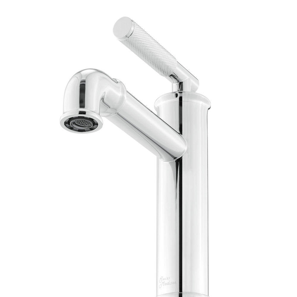 Swiss Madison Avallon Single Hole, Single-Handle Sleek, Bathroom Faucet in Chrome