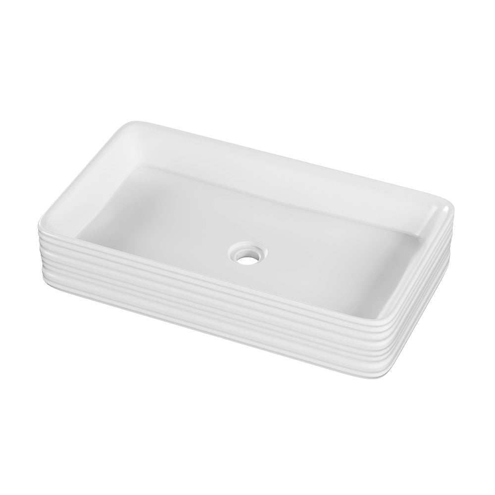Swiss Madison Adour 25'' Vessel Sink in White