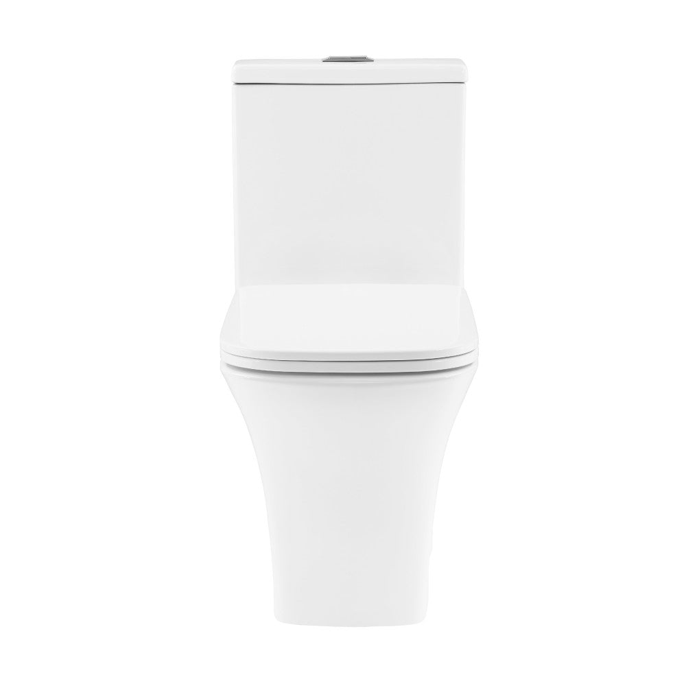 Swiss Madison Eclair One-Piece Square Toilet Dual-Flush 0.8/1.28 gpf