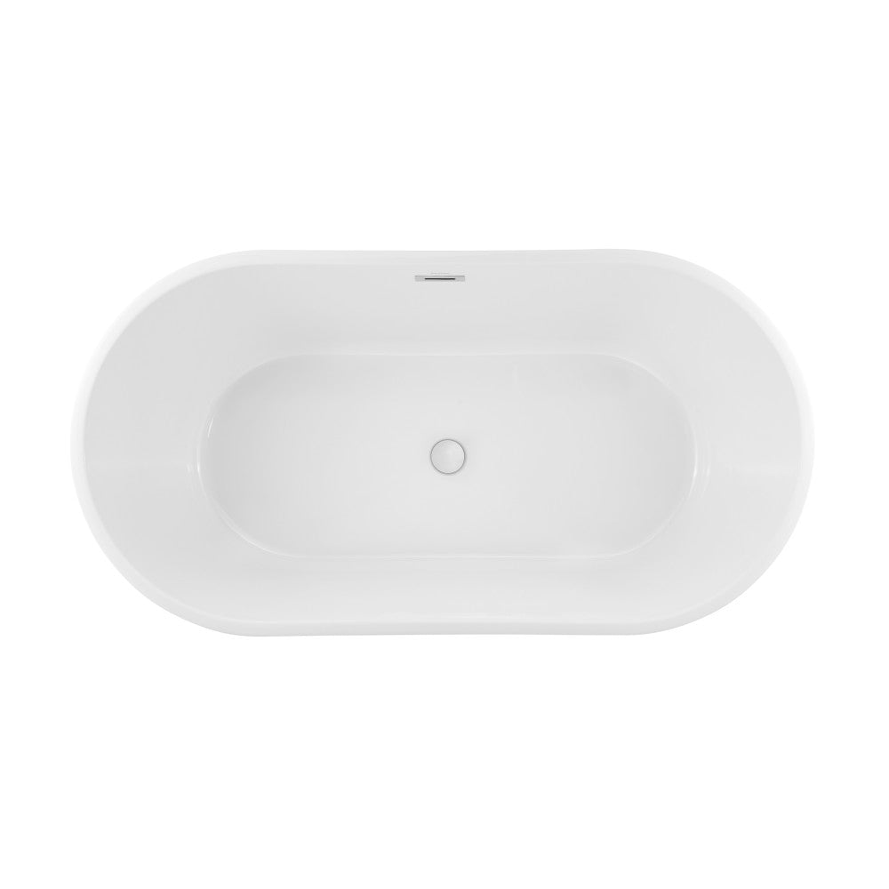 Swiss Madison Claire 60" Freestanding Bathtub