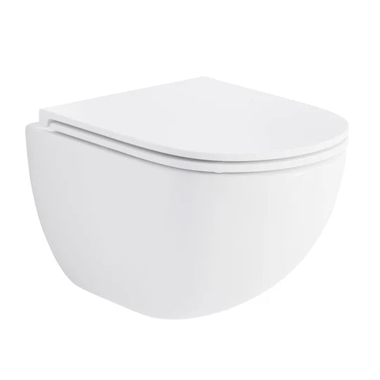 Swiss Madison Swiss Madison Well Made Forever SM-WK449-01W - St. Tropez Wall Hung Toilet Bundle, Glossy White