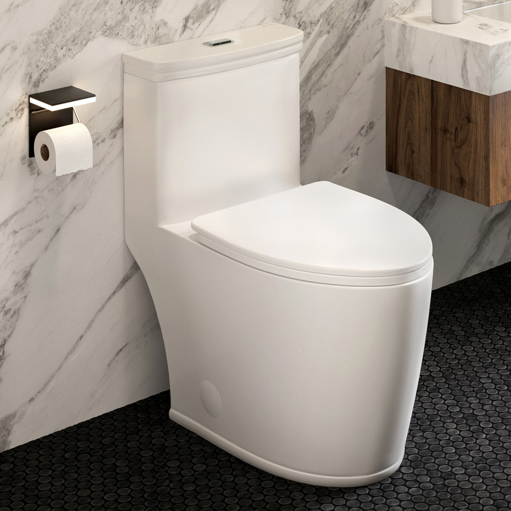 Swiss Madison Beau One-Piece Elongated Toilet Dual-Flush 1.1/1.6 gpf