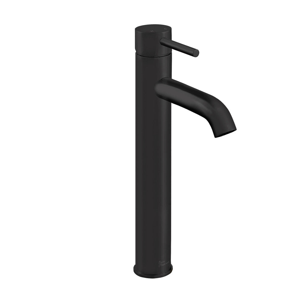 Swiss Madison Ivy Single Hole, Single-Handle, High Arc Bathroom Faucet in Matte Black