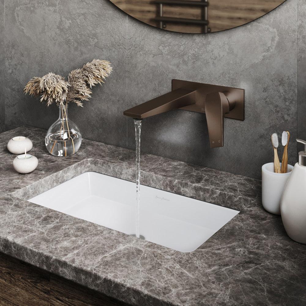 Swiss Madison Voltaire Single-Handle, Wall-Mount, Bathroom Faucet in Oil Rubbed Bronze