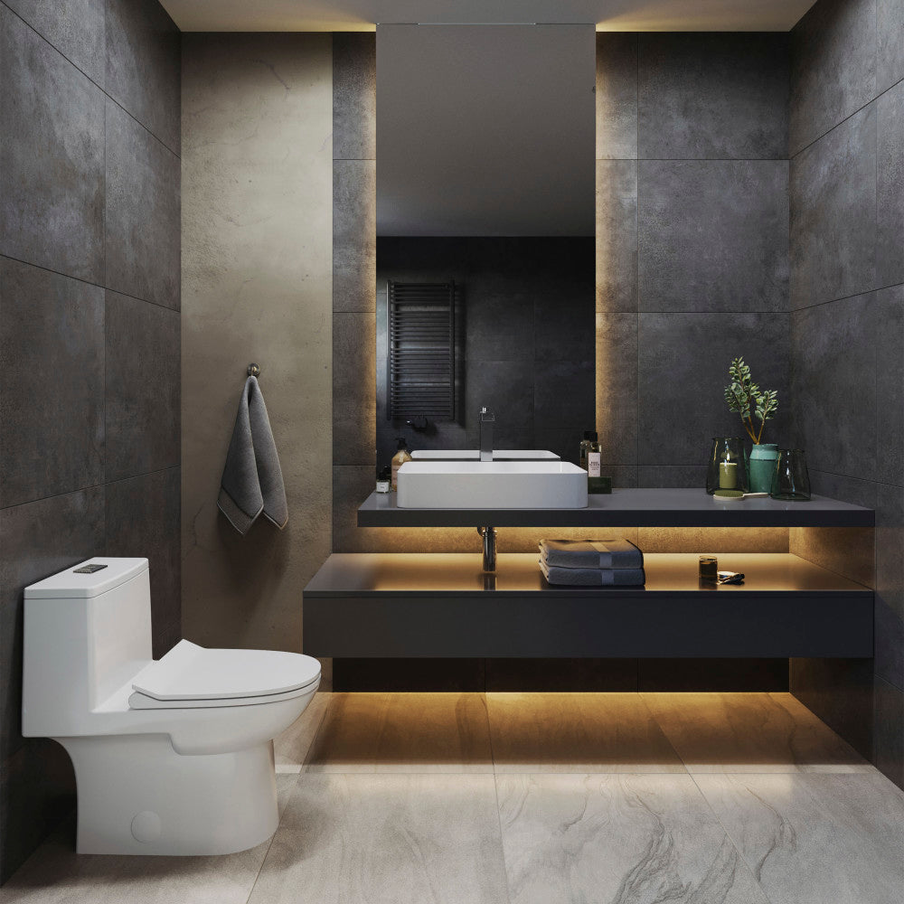 Swiss Madison Daxton One-Piece Elongated Dual-Flush Toilet 1.1/1.6 gpf