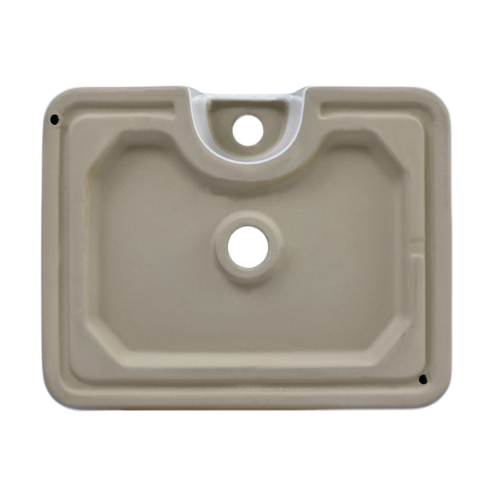 Swiss Madison Rennes 19" Vessel Sink in Glossy White