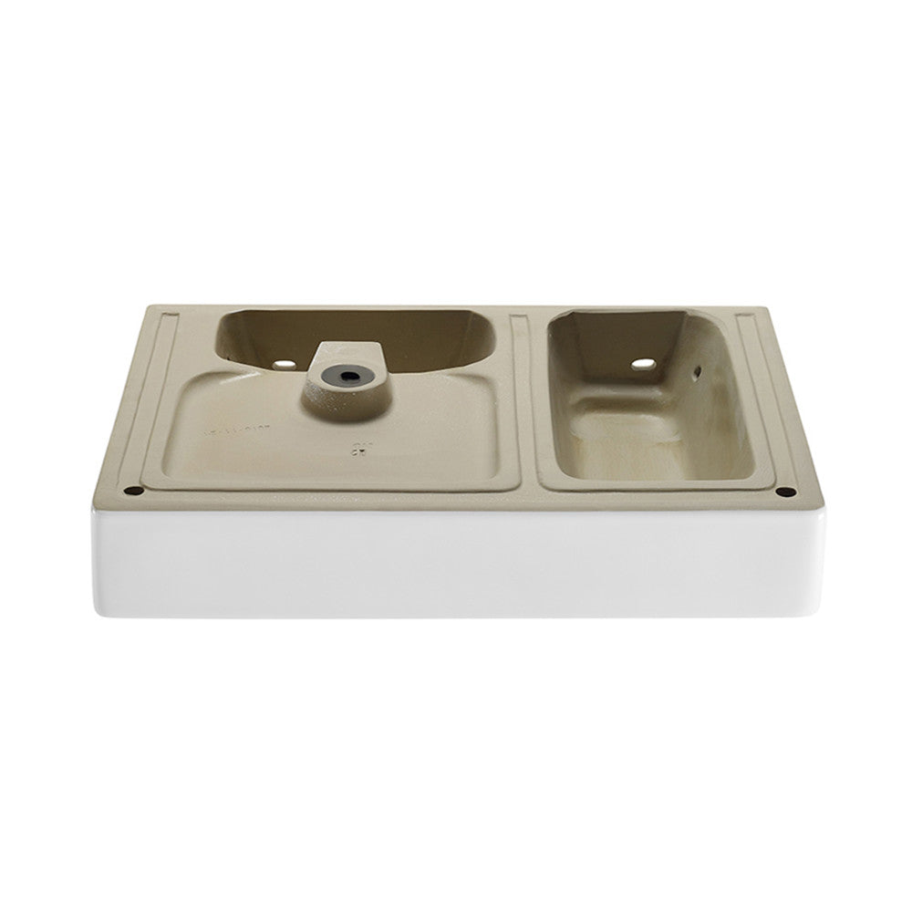 Swiss Madison St. Tropez 36" Rectangle Wall-Mounted Sink with Right Side Faucet Mount