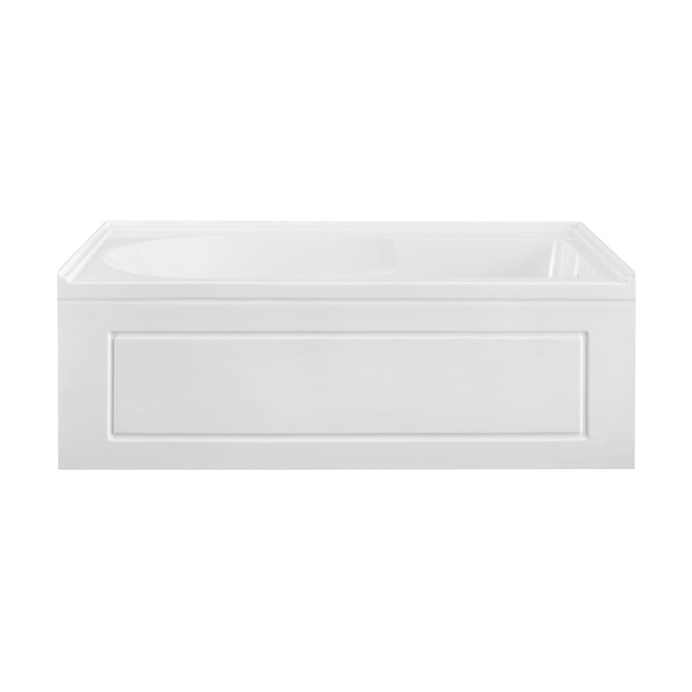 Swiss Madison Concorde 60" x 30" Right-Hand Drain Alcove Bathtub with Apron and Armrest