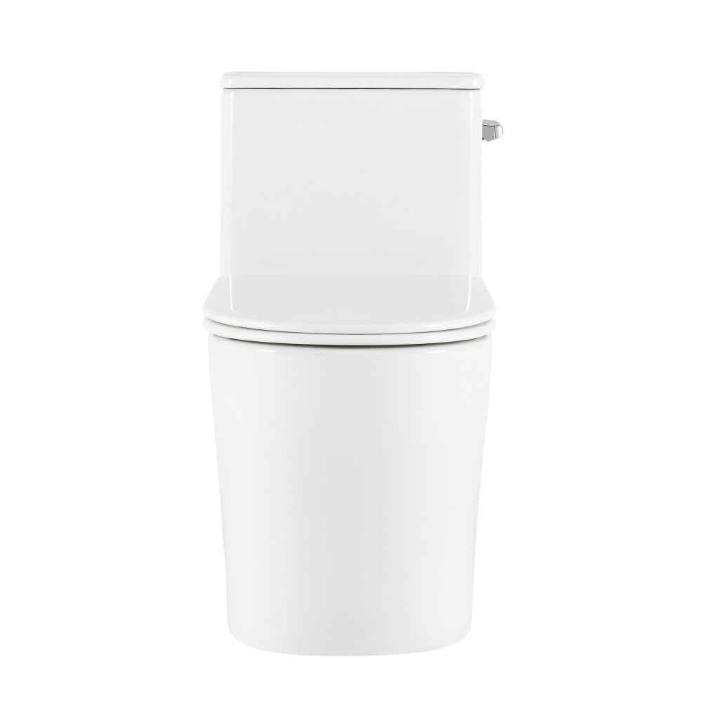 Swiss Madison Liberte One-Piece 12" Rough-in 1.28 GPF Right-Hand Flush Elongated ADA Toilet in Glossy White