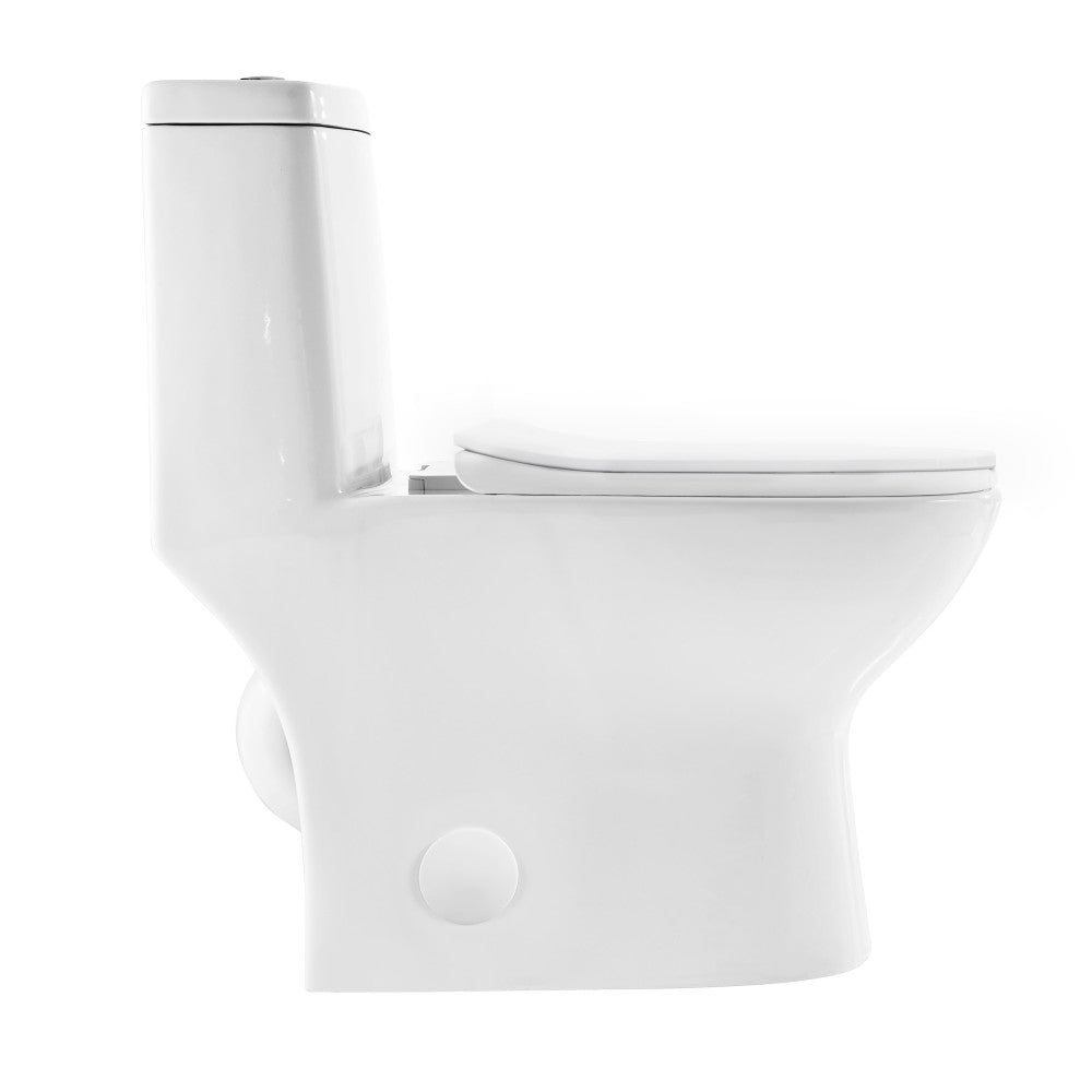Swiss Madison Ivy One-Piece Elongated Toilet Vortex Dual-Flush 1.1/1.6 gpf