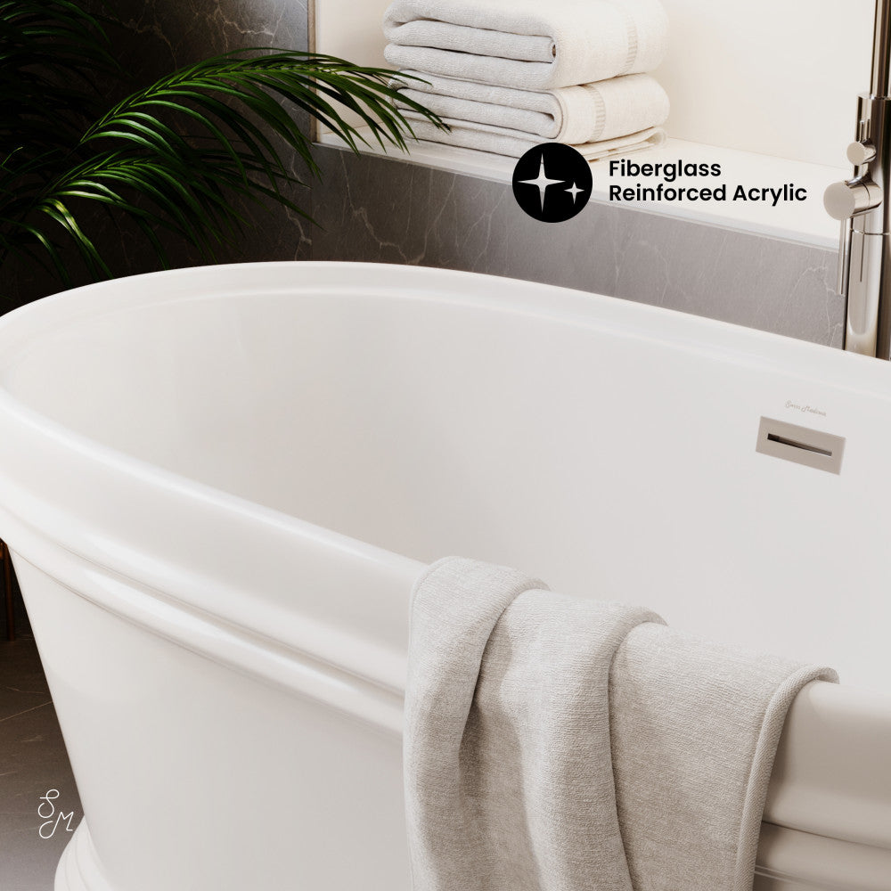 Swiss Madison Santorini 60" Freestanding Tub