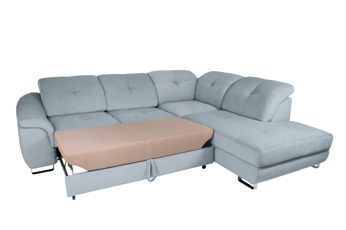 Maxima House Sleeper Sectional Sofa NOBILIA with Storage, Right