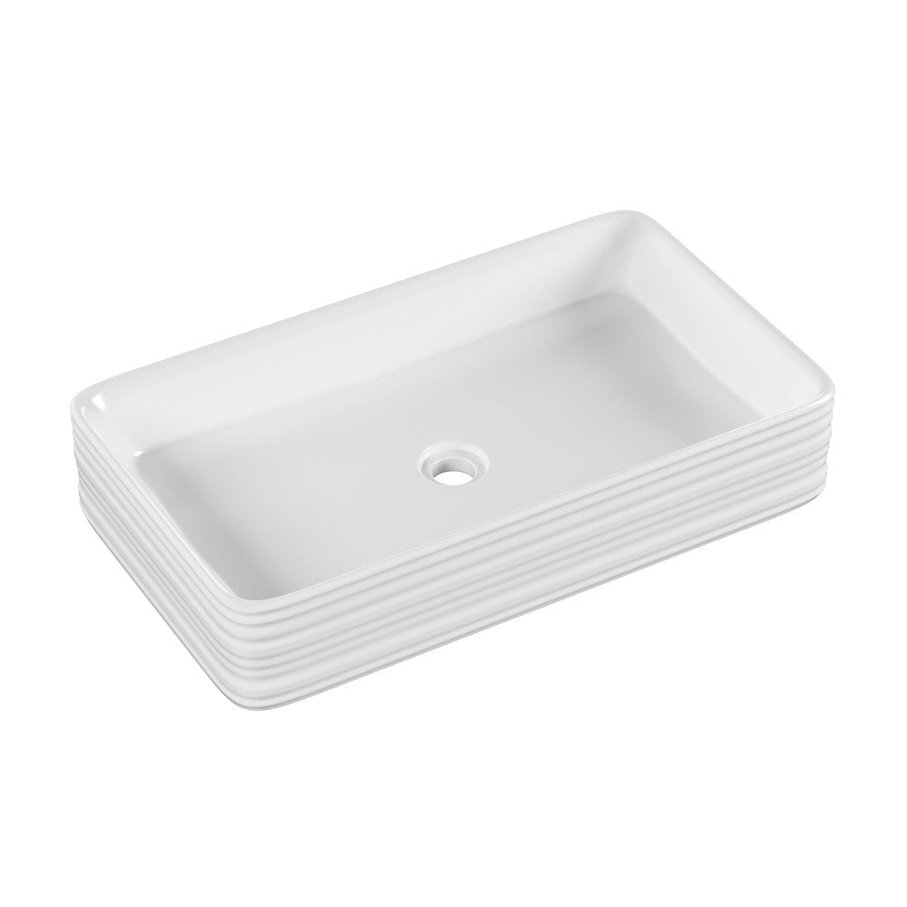 Swiss Madison Adour 25'' Vessel Sink in White