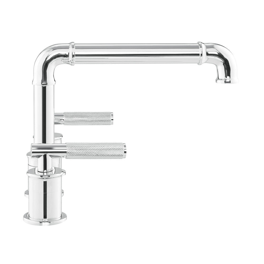 Swiss Madison Avallon 8 in. Widespread, Sleek Handle, Bathroom Faucet in Chrome