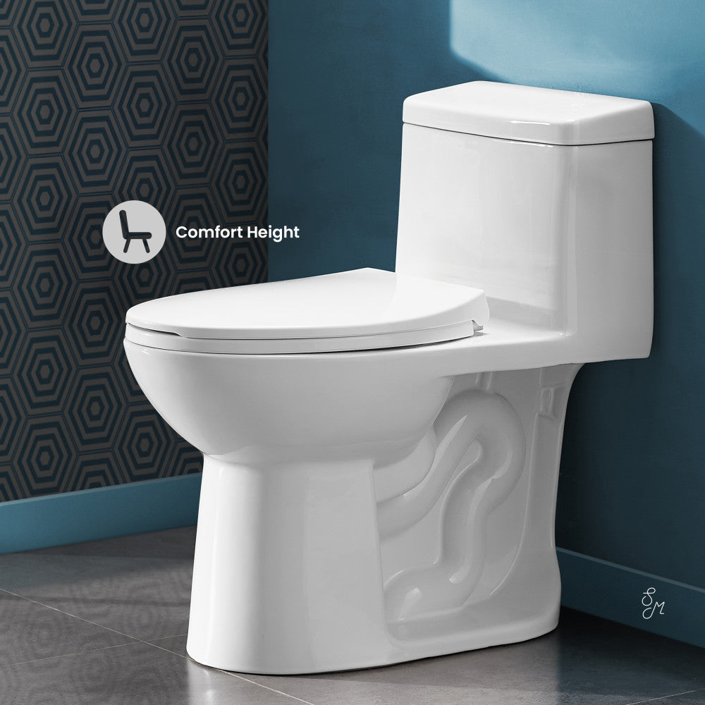 Swiss Madison Avallon One-Piece Toilet Side Flush 1.28 gpf