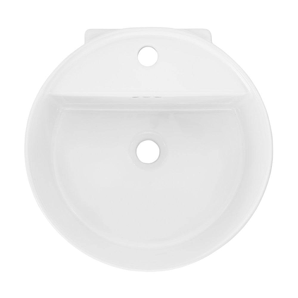 Swiss Madison Monaco 18" Round Wall-Mount Bathroom Sink