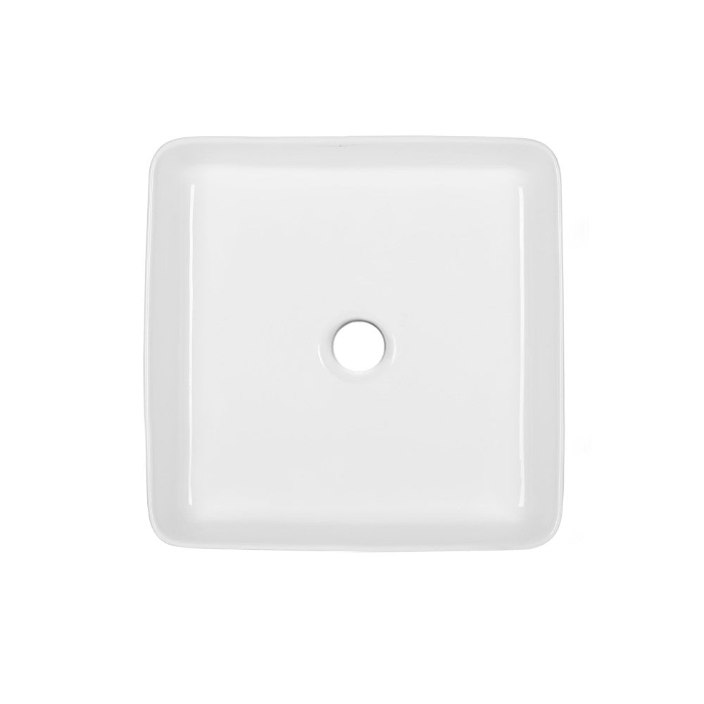 Swiss Madison Concorde 15 Square Ceramic Vessel Sink