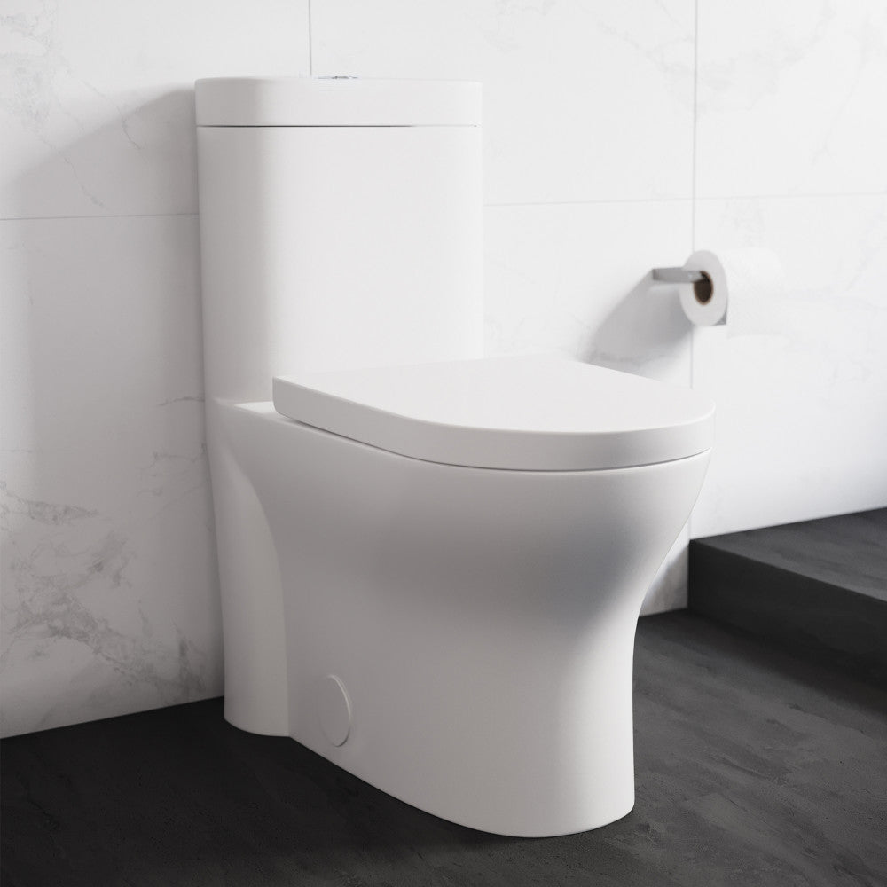 Swiss Madison Monaco One-Piece Elongated Toilet Dual Flush 1.1/1.6 gpf with 10" Rough in